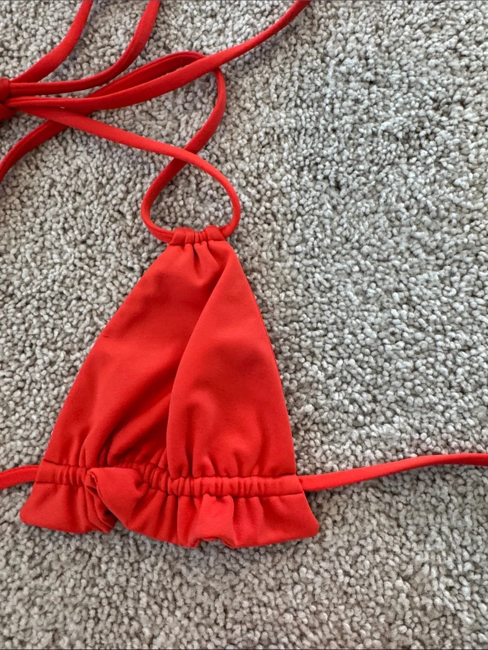 Red/Orange - Two Piece Bikini Swimsuit